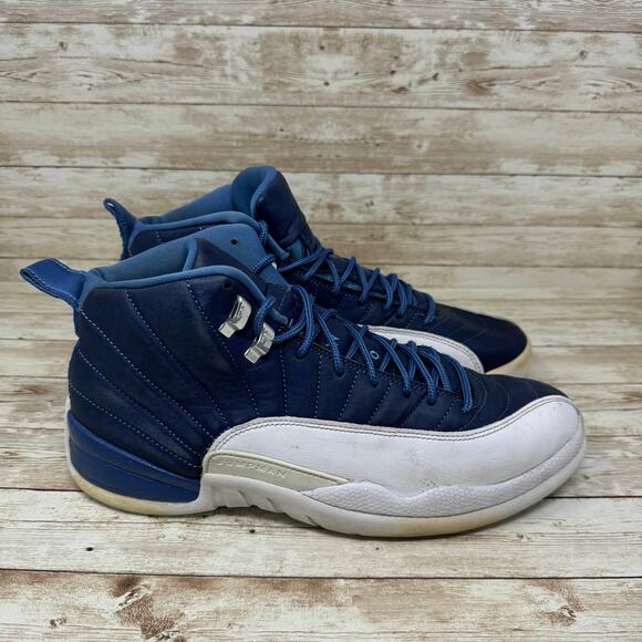 Air Jordan 12 Retro Indigo DB5595-404 Legend Blue Basketball Shoes Men's Size 11 - Picture 1 of 7